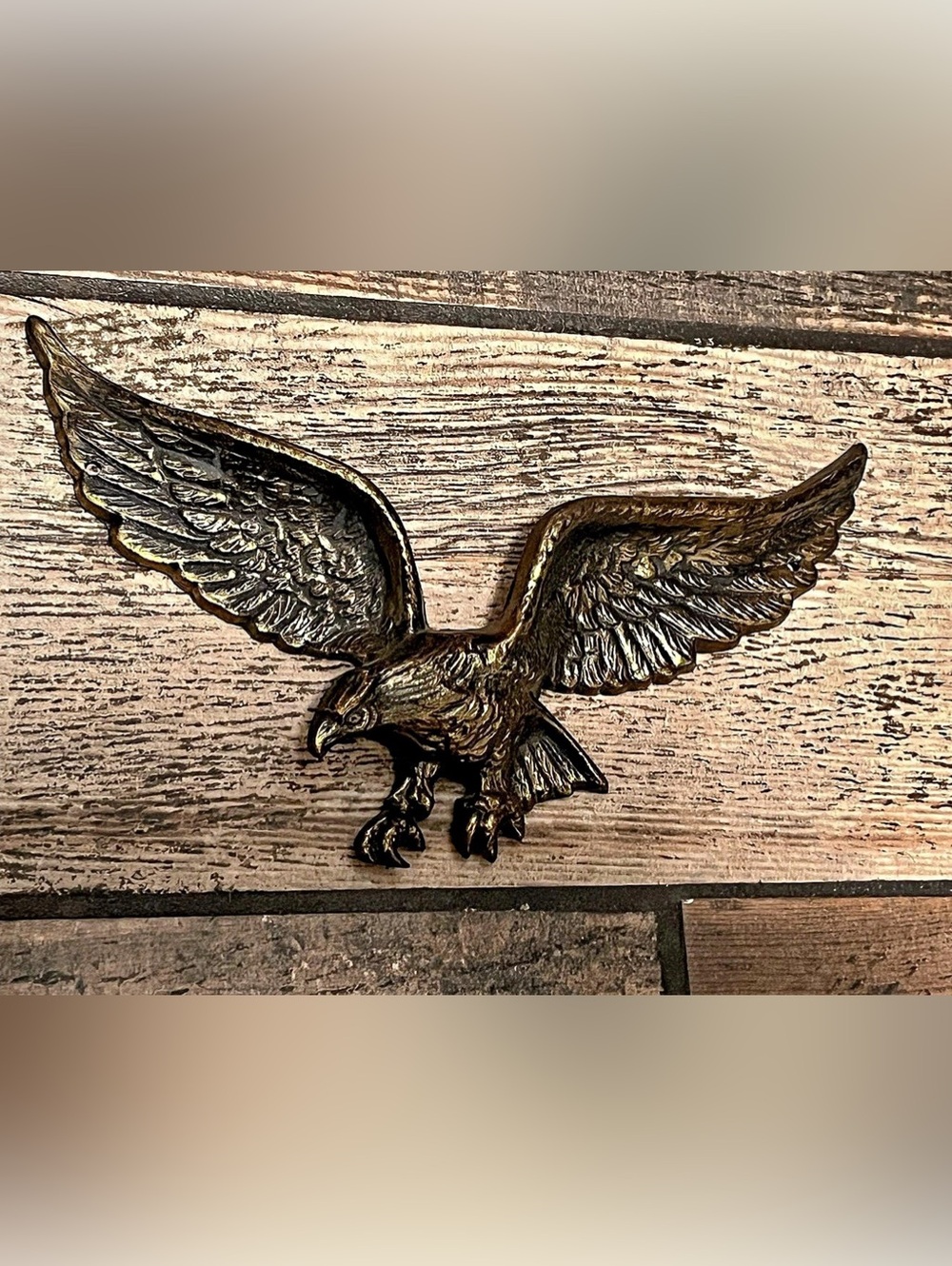 Metal Eagle wall hanging